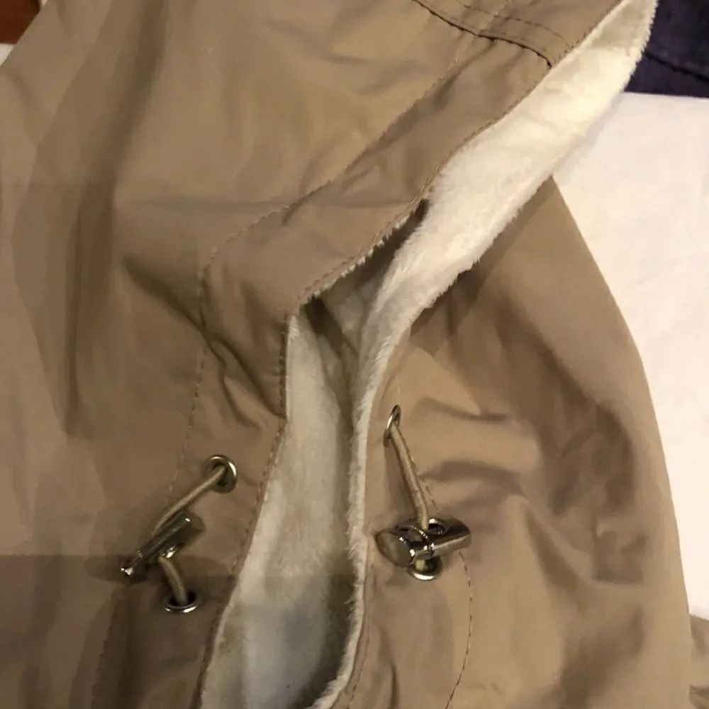Free Country Reversible Jacket Tan/White Small - Picture 8 of 9